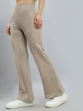 Load image into Gallery viewer, Go Colors Light Brown Suede Bell Bottom