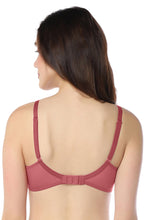 Load image into Gallery viewer, Amante Sheer Luxe Padded Wired Demi Bra - Autumn Rose & Dusty Rose 101801