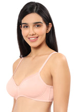 Load image into Gallery viewer, Amante Cotton Casual Lightly Padded Non-Wired Full Coverage T-Shirt Bra - Impatiens Pink 10202