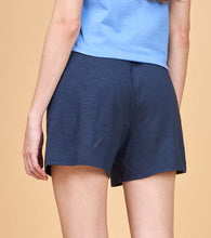 Load image into Gallery viewer, Enamor Essentials Womens E062-Mid Rise Relaxed Fit Thigh Length Jersey Shorts