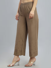 Load image into Gallery viewer, Go Colors Light Brown 100% Cotton Hakoba Wide Pant