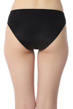 Load image into Gallery viewer, Amante Sheer Luxe Bikini Panty - Black & Stucco 101901