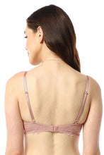 Load image into Gallery viewer, Amante Eternal Bliss Padded Wired Demi Bra - Mellow Rose 95201