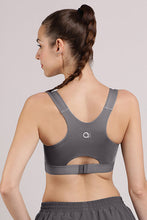 Load image into Gallery viewer, Amante Elements Cotton Lined Low Impact Sports Bra - Volcanic Glass 00501