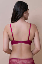 Load image into Gallery viewer, Amante Amore Padded Wired Demi Bra - Anemone 09301