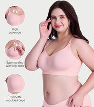 Load image into Gallery viewer, Enamor Nursing T-Shirt Bra - Padded, Non-Wired, Medium Coverage - MT07 (Pearl Peach)