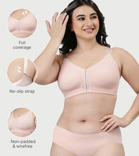Load image into Gallery viewer, Enamor Innovations Transform M-Frame, Contour Superlift, Jiggle control Full Support Women's Bra - Non Padded, Wirefree, Full Coverage - F097 (Available in Plus Sizes) (Pearl)
