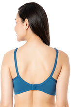 Load image into Gallery viewer, Amante Cool Contour Solid Non Padded Non-Wired Super Support Bra - Blue Sapphire 10421