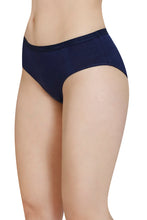 Load image into Gallery viewer, Amante Solid Mid Rise Modal Hipster Panty - Midnight 83201