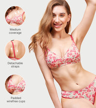 Load image into Gallery viewer, Enamor Medium Coverage, Wirefree F023 Perfect Plunge Women T-Shirt Lightly Padded Bra