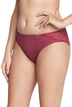 Load image into Gallery viewer, Amante Print Low Rise Seamed Brazillian Panty - Autumn Rose 87101