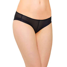Load image into Gallery viewer, Wacoal Feel Free Sheer Low Waist Low Coverage Everyday Wear Bikini Panty - Black WU17380IN