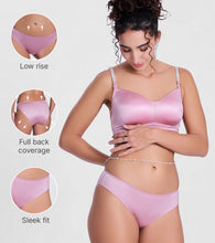 Load image into Gallery viewer, Enamor P184 Smooth Stretch Satin Bikini Panty for Women - Low Waist, Outer Elastic, Medium Coverage (Cosmetic Pink)