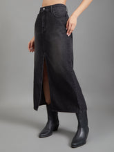 Load image into Gallery viewer, Go Colors Denim Skirt