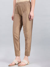 Load image into Gallery viewer, Go Colors Modal Gold Festive Metallic Pants