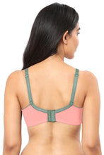 Load image into Gallery viewer, Amante Comfort Concealer Non-padded & Non-wired Bra - Candlelight Peach & Olive Green 91801