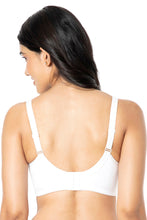 Load image into Gallery viewer, Amante Cotton Super Support Solid Non Padded Non-Wired Bra - White 93401