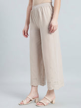 Load image into Gallery viewer, Go Colors Light Beige 100% Cotton Hakoba Wide Pant