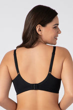 Load image into Gallery viewer, Amante Chic Smooth Non-Padded Non-Wired Minimizer Bra - Black 09801