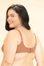 Load image into Gallery viewer, Amante Sophistique Bliss Non-Padded Wired Minimizer Bra - Sandstone
