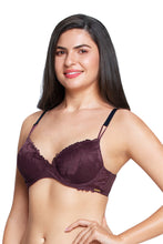 Load image into Gallery viewer, Amante Lace Embrace Solid Padded wired Bra - Fig 88401