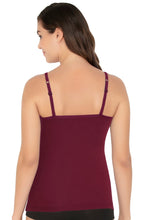 Load image into Gallery viewer, Amante Cotton Camisole - Aubergine 82401