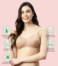 Load image into Gallery viewer, Enamor Vanish Curve Neckline With Perfect Density Lift Cup Women's Everyday Fashion T-Shirt Bra - Padded, Wirefree, High-Coverage - F065