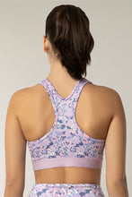 Load image into Gallery viewer, Amante Energize Medium Impact Racerback Sports Bra - Digital Floral Print 98701