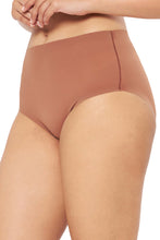 Load image into Gallery viewer, Amante Vanish Solid High Rise Brief Seamless Panty - Caramel Nude 11411