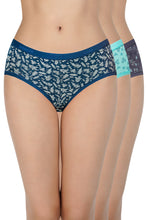 Load image into Gallery viewer, Amante Print Low Rise Hipster Panties (Pack of 3) 43101