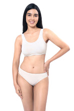 Load image into Gallery viewer, Amante All Day Lounge Solid Non Padded Non-Wired Bra - White 78801