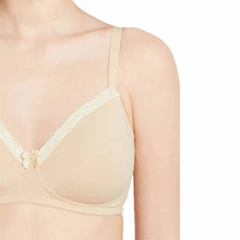 Load image into Gallery viewer, Wacoal Essentials Non-padded Non-wired Full Cup Everyday Wear Cotton Blend T-Shirt Bra - Beige IB5090