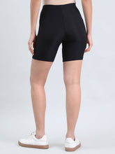 Load image into Gallery viewer, Go Colors Black Knit Seamless Cycling Shorts