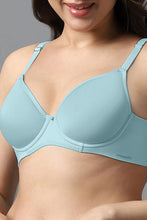 Load image into Gallery viewer, Amante Airy Padded Wired Bra - Porcelain Blue 93901