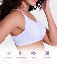 Load image into Gallery viewer, Enamor Ultra Smooth T-Shirt Bra - Padded, Non-Wired, Full Coverage - A127 (Bright White)