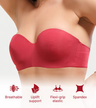 Load image into Gallery viewer, Enamor Strapless Multiway Styling Women's T-Shirt Bra - Padded, Wired, Medium Coverage - F074 (Available in Plus Sizes) (Bossanova)