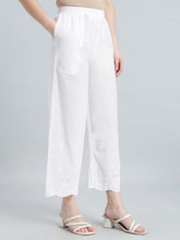 Load image into Gallery viewer, Go Colors White Hakoba Wide Pant