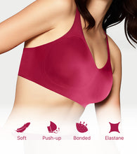 Load image into Gallery viewer, Enamor Innovations Invisi Shaper lift, Ultra smooth, Bonded, Women's T-Shirt Bra - Seamless, No-Pinch, No-Dig, Padded, Wirefree, Medium Coverage- IO02 (Cherry Pink)