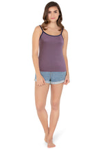 Load image into Gallery viewer, Amante Cotton Camisole - Vintage Violet 82401