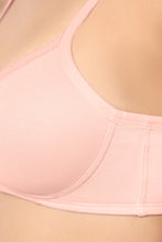 Load image into Gallery viewer, Amante Cotton Casual Lightly Padded Non-Wired Full Coverage T-Shirt Bra - Impatiens Pink 10202