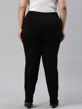 Load image into Gallery viewer, Go Colors Black Fleece Ultra Warm Tregging