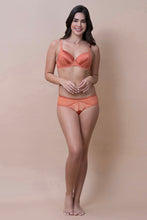 Load image into Gallery viewer, Amante Amore Padded Wired Demi Bra - Copper Coin 09301