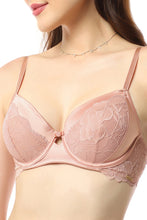 Load image into Gallery viewer, Amante Eternal Bliss Padded Wired Demi Bra - Mellow Rose 95201