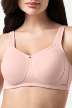Load image into Gallery viewer, Amante Cotton Super Support Solid Non-Padded Non-Wired Bra - Blush Pink 93401