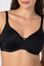 Load image into Gallery viewer, Amante Chic Contour Non-Padded Wired Minimizer Bra - Black 09901
