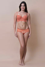 Load image into Gallery viewer, Amante Amore Padded Wired Demi Longline Bra - Copper Coin 09601
