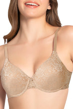 Load image into Gallery viewer, Amante Lace Dream Padded Wired Lace Bra - Sesame_Sesame 82701