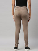 Load image into Gallery viewer, Go Colors Light Brown Cotton Polyester Super Stretch Jeggings