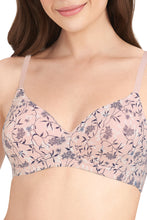 Load image into Gallery viewer, Amante Carefree Casuals Padded Non-Wired T-Shirt Bra - Shadow Floral Pr 10216