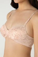 Load image into Gallery viewer, Amante Demure Padded Non-Wired Demi Bra - Delicate Bloom Print 05701